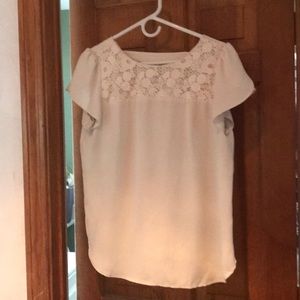 White short sleeve blouse